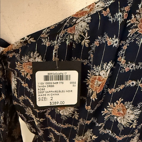 Club Monaco Floral Off-Shoulder Dress - Picture 4 of 6